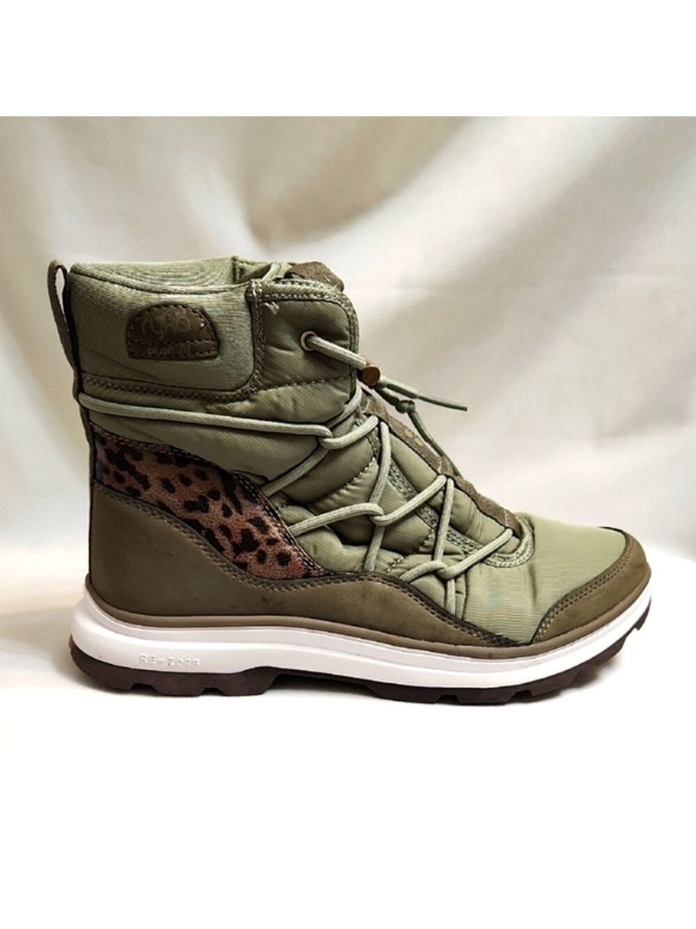 Ryka Water Repellent Bungee Brae Exotic Lace-up Animal Print boots (w size 7.5) - Picture 2 of 16